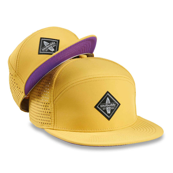 SOULBUDDY Performance Caps Set of 2 in Yellow Lilac