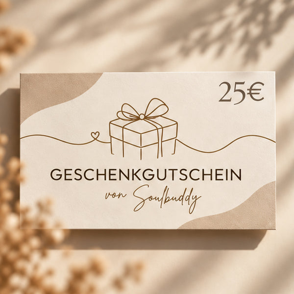 Carte cadeau en 25