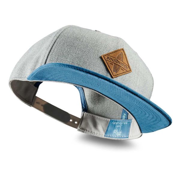 Casquette snapback ADULT en Gris-Bleu