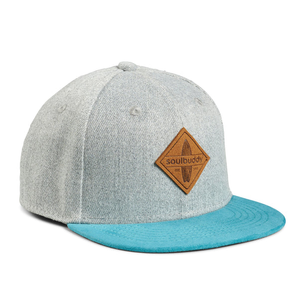 Casquette snapback KIDS en Gris-Pétrole