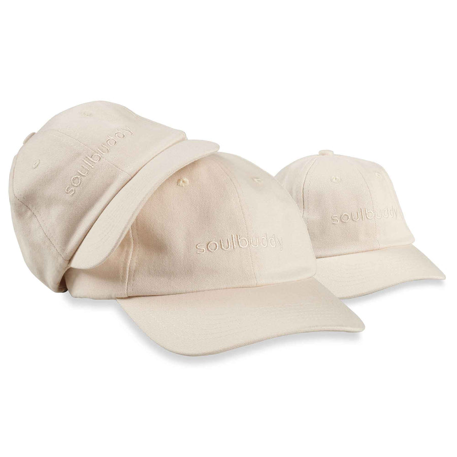 Soulbuddy Dad Hat Basecaps 3er-Set Cream