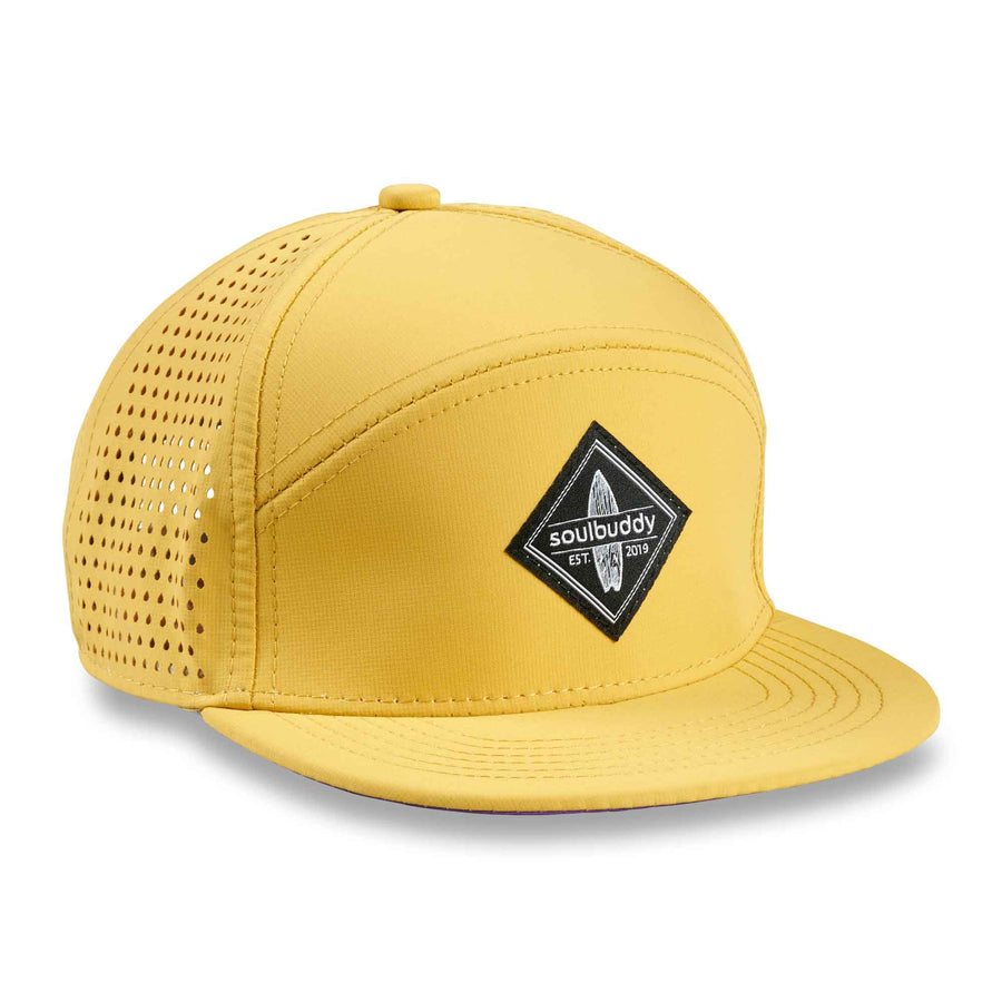 Kinder Cap - Performance Cap Blau Gelb