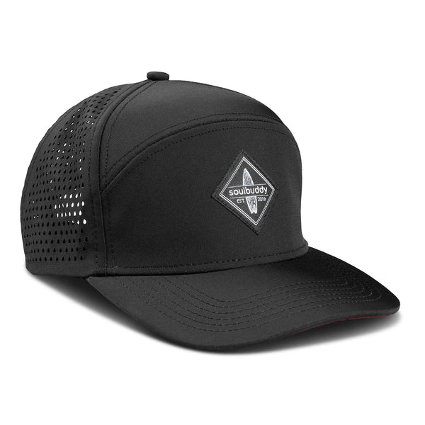 Casquette performance KIDS en Noir Rouge