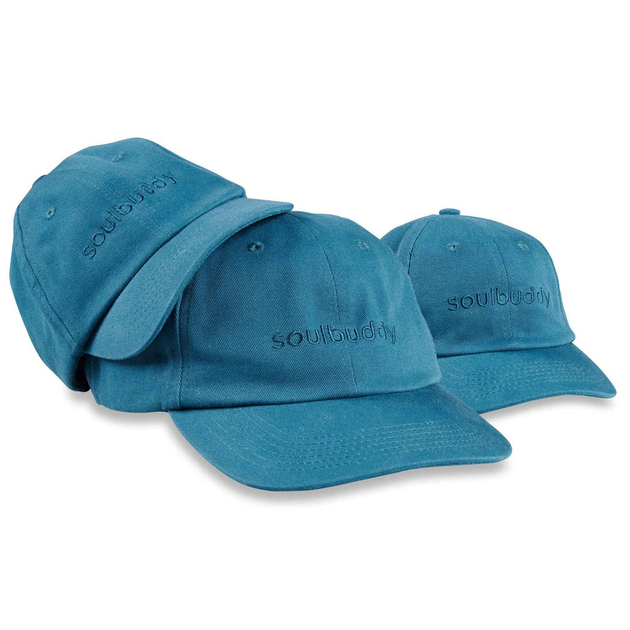 Soulbuddy Dad Hat Basecaps 3er-Set Petrol