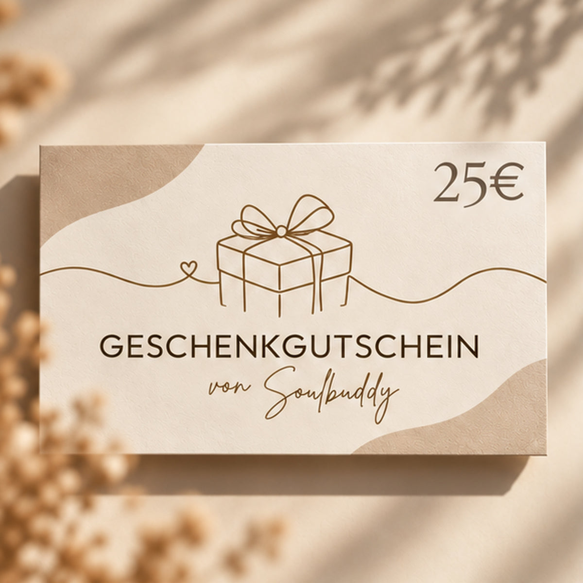 Carte cadeau Soulbuddy de 25 € pour casquettes et bonnets assortis