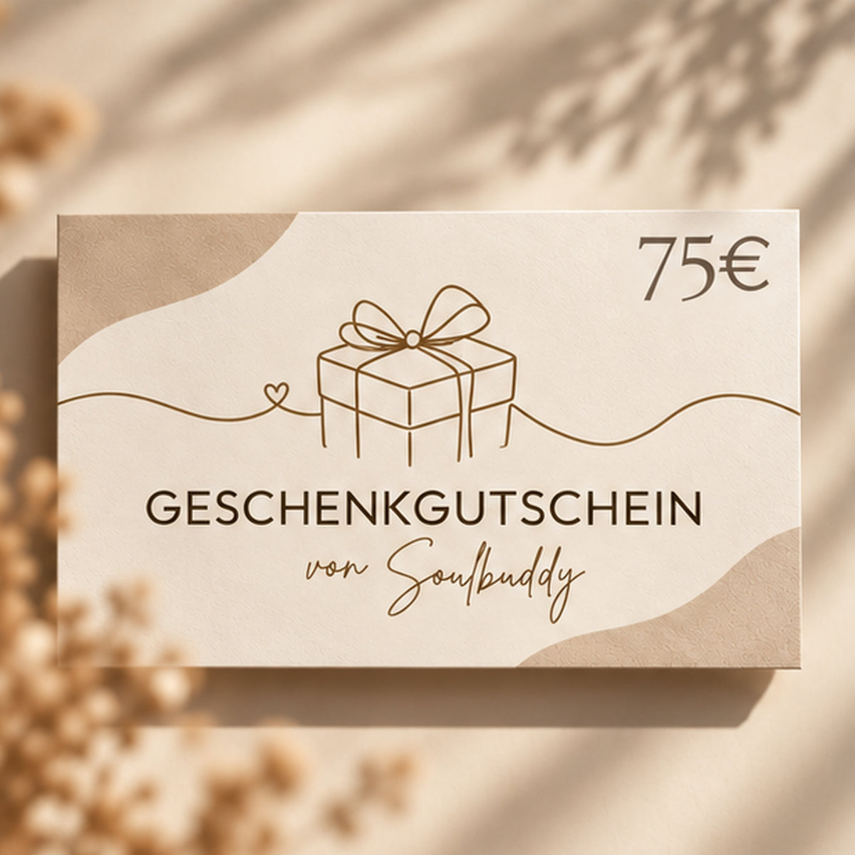 Carte cadeau Soulbuddy de 75 € pour casquettes et bonnets assortis