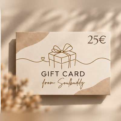 Carte cadeau Soulbuddy de 25 € pour casquettes et bonnets assortis