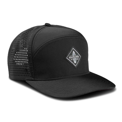 Soulbuddy Performance Cap für Damen und Herren in Black Red – Produktansicht