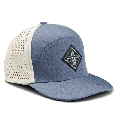 Soulbuddy Kinder Performance Cap in Blue Cream – Produktansicht