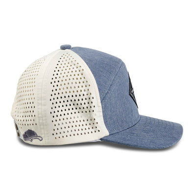 Soulbuddy Kinder Performance Cap in Blue Cream – Seitenansicht
