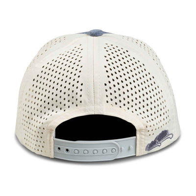 Soulbuddy Kinder Performance Cap in Blue Cream – Rückansicht