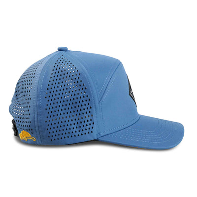 Soulbuddy Kinder Performance Cap in Blue Yellow – Seitenansicht