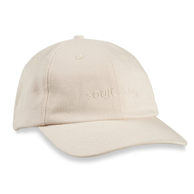 Soulbuddy Dad Hat Basecap für Damen und Herren in Cream – Vorderansicht