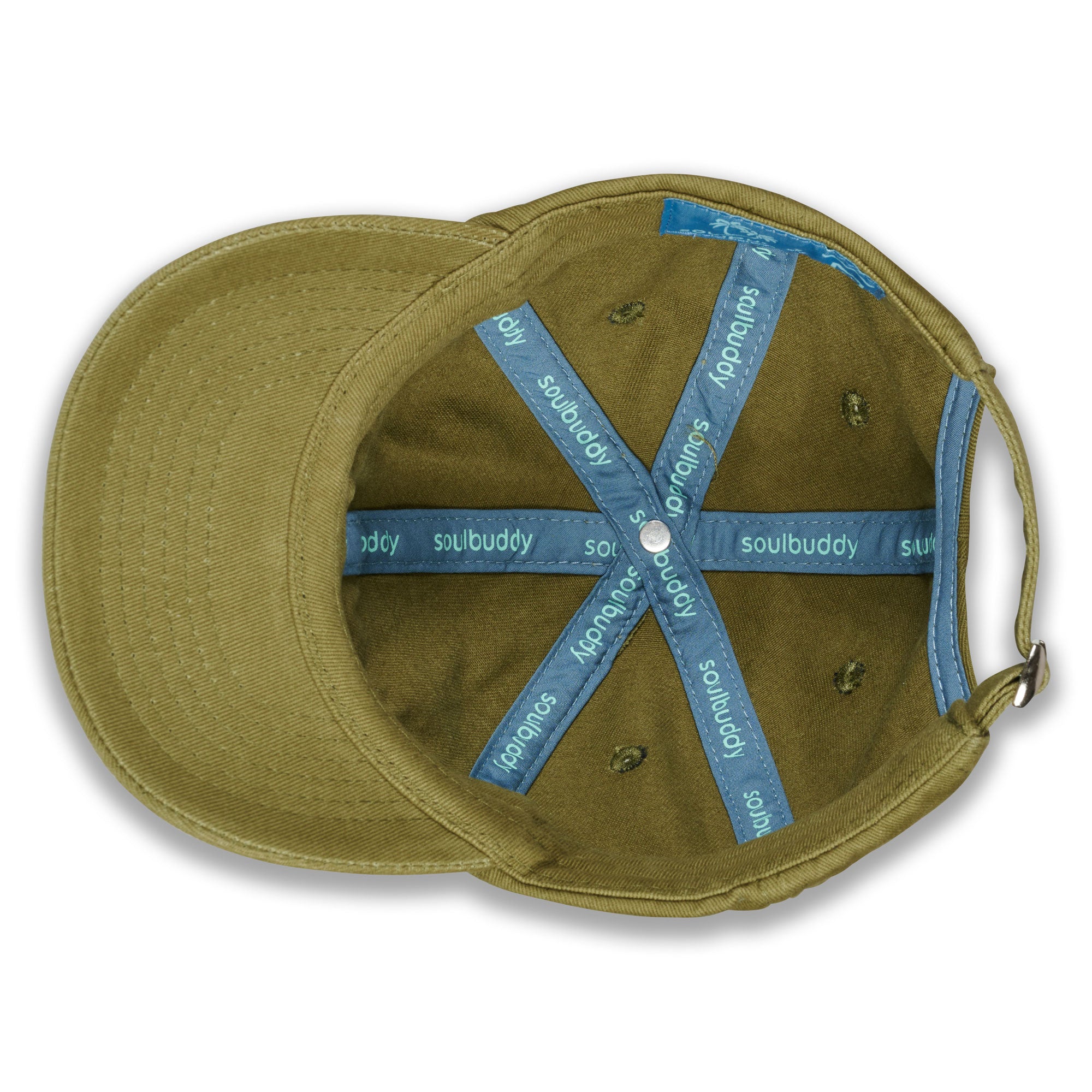 Kinder Cap in Olive Unten