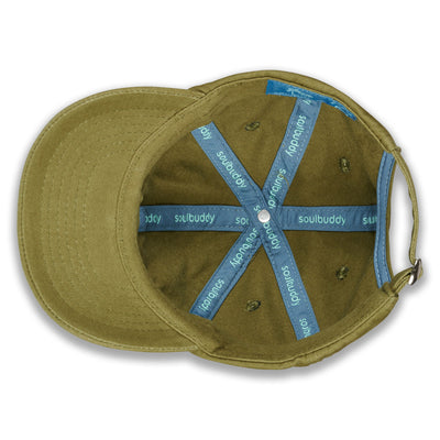 Soulbuddy Kinder Dad Hat Basecap in Olive – Innenansicht