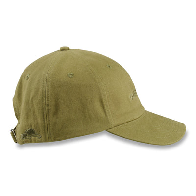 Soulbuddy Dad Hat Basecap für Damen und Herren in Olive – Seitenansicht, weitere Ansicht
