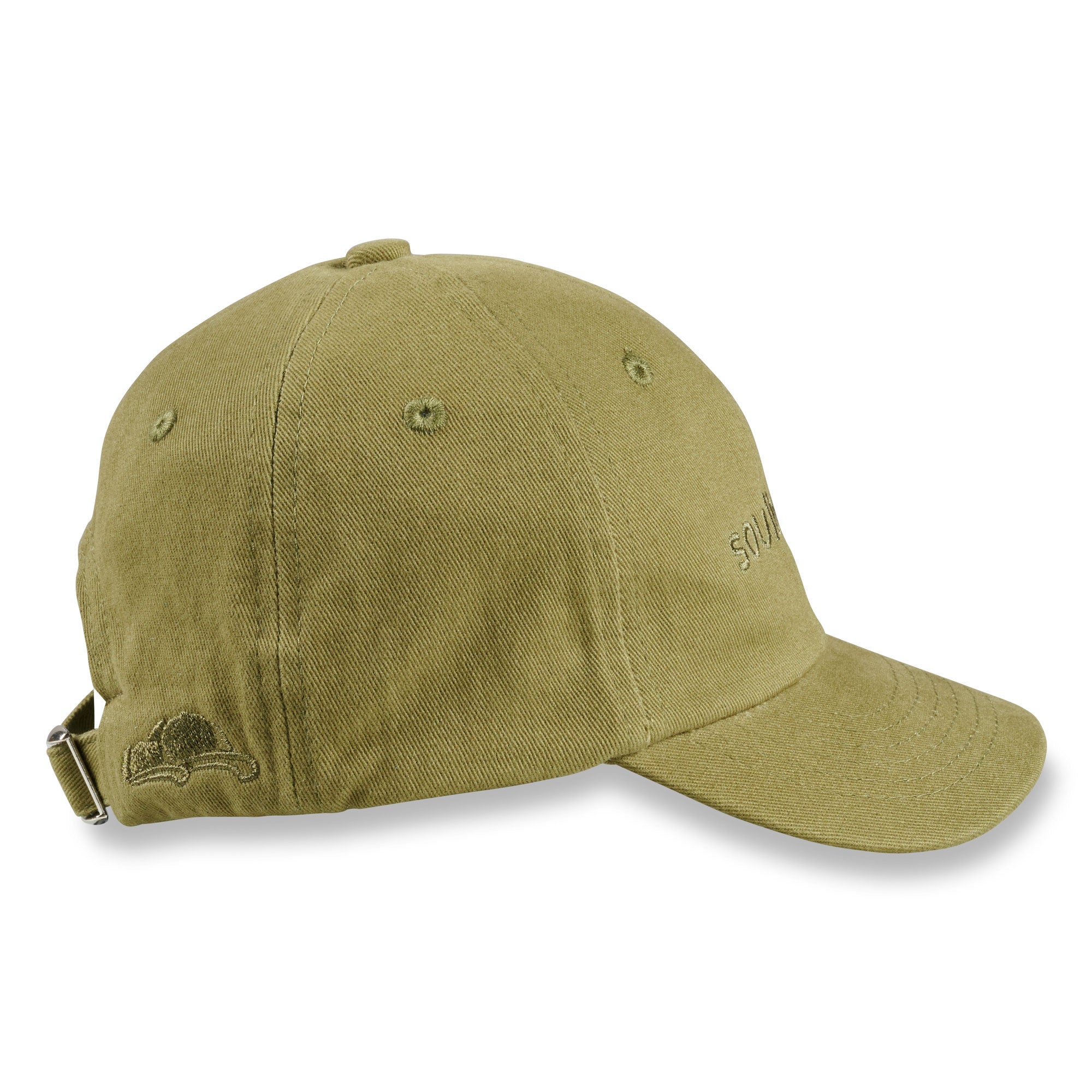 Kinder Cap in Olive Seite