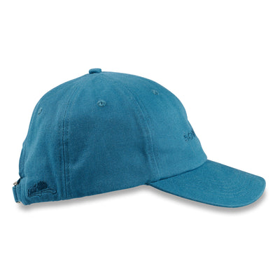 Soulbuddy Dad Hat Basecap für Damen und Herren in Petrol – Seitenansicht