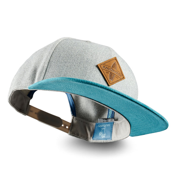 Casquette snapback ADULT en Gris-Pétrole
