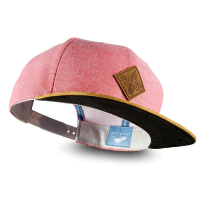 Soulbuddy Snapback Cap für Damen und Herren in Hellrot – Produktansicht