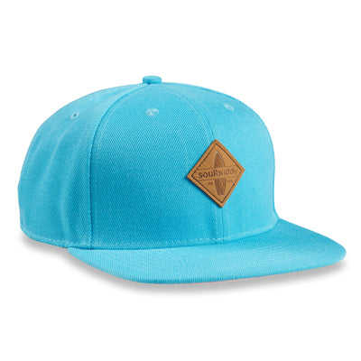Soulbuddy Snapback Cap für Damen und Herren in Skyblue Pink – Vorderansicht