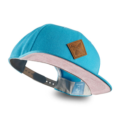 Soulbuddy Snapback Cap für Damen und Herren in Skyblue Pink – Produktansicht