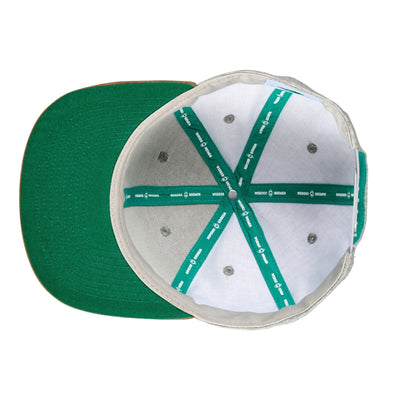 Soulbuddy x Werder Bremen Snapback Cap in Grau – Innenansicht mit Werder-Innenband