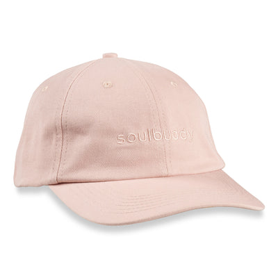 Soulbuddy Dad Hat Basecap für Damen und Herren in Blush – Vorderansicht, weitere Ansicht