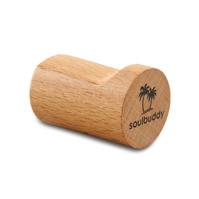 Soulbuddy Cap Haken aus Holz (Buche) – Single, Produktansicht