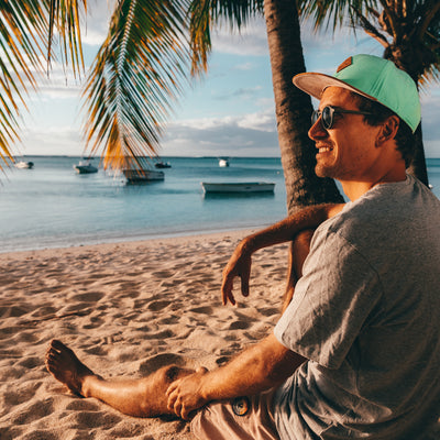 Soulbuddy Snapback Cap für Damen und Herren in Mintgrün – weiteres Lifestyle-Foto