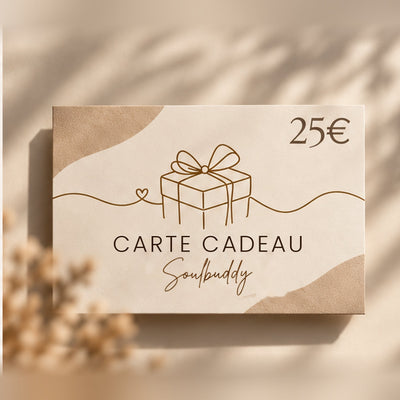 Carte cadeau Soulbuddy de 25 € pour casquettes et bonnets assortis