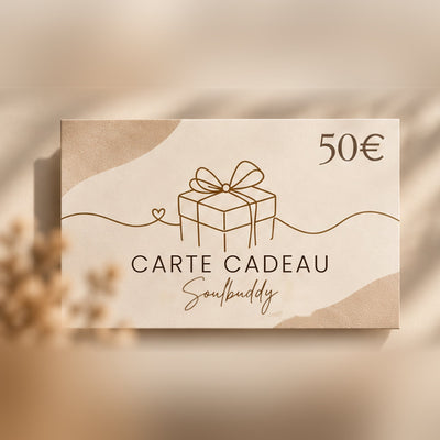Carte cadeau Soulbuddy de 50 € pour casquettes et bonnets assortis