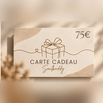 Carte cadeau Soulbuddy de 75 € pour casquettes et bonnets assortis
