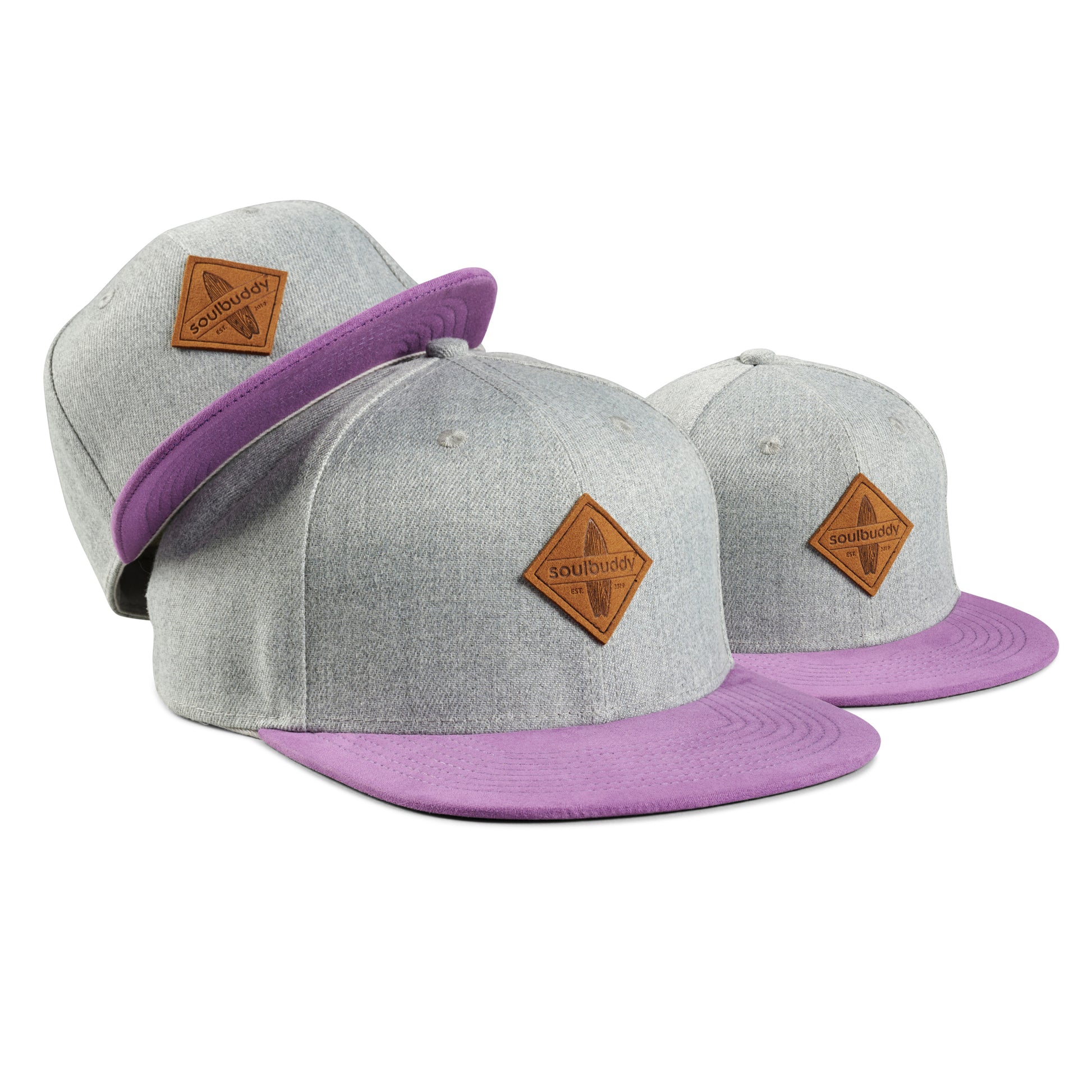 Soulbuddy Family Snapback Caps 3er-Set