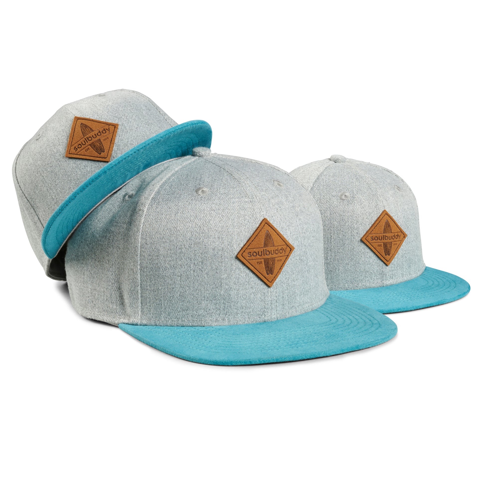 Soulbuddy Family Snapback Caps 3er-Set