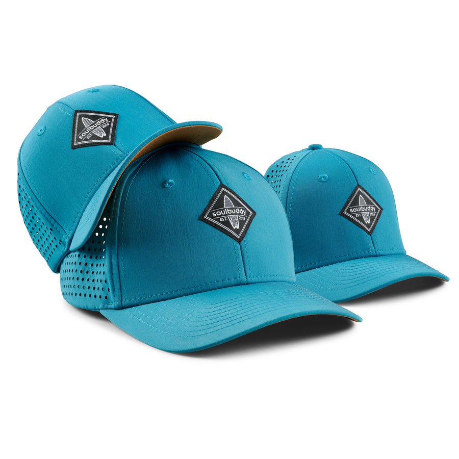 Family Sports Cap 3er-Set in petrol