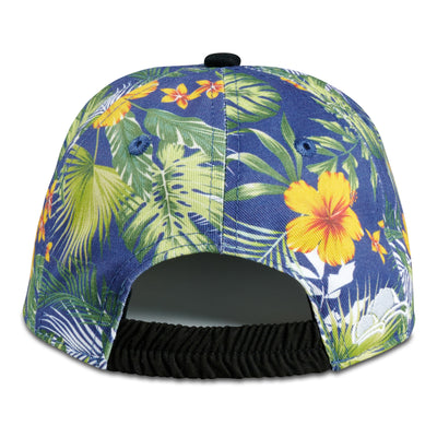 Soulbuddy Kinder Snapback Cap in Bali-Style – Rückansicht mit Stick (Kids S)