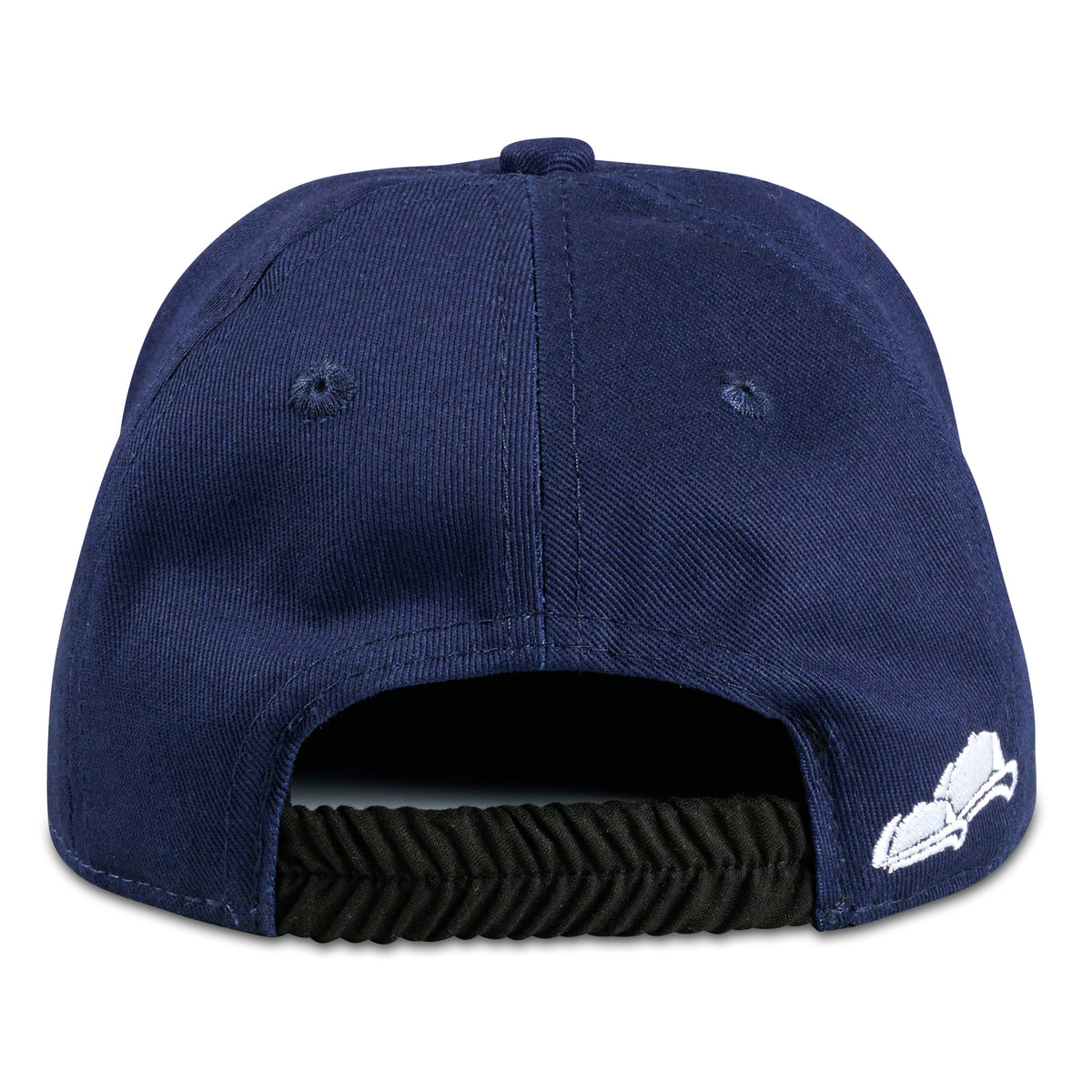 Soulbuddy Kinder Cap in Dunkelblau – Rückansicht mit Stick (Variante Rubber) – weitere Ansicht
