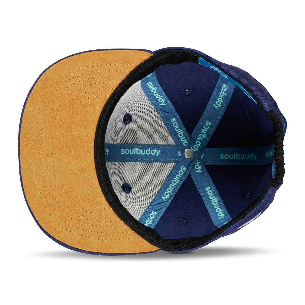 Soulbuddy Kinder Cap in Dunkelblau – Innenansicht (Variante Rubber) – weitere Ansicht