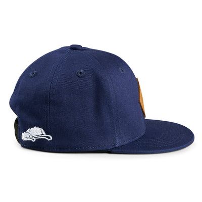 Soulbuddy Kinder Cap in Dunkelblau – Seitenansicht (Variante Rubber) – weitere Ansicht