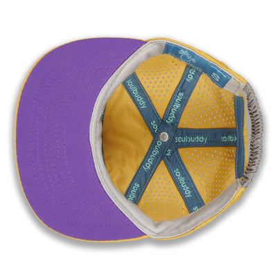 Soulbuddy Kinder Performance Cap in Yellow Lilac – Innenansicht