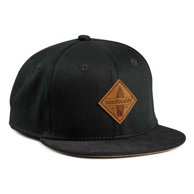 Soulbuddy Kinder Snapback Cap in Schwarz – weitere Vorderansicht