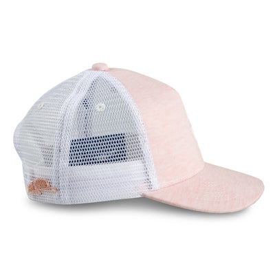 Soulbuddy Kinder Trucker Cap in Rosa-Weiß – Seitenansicht