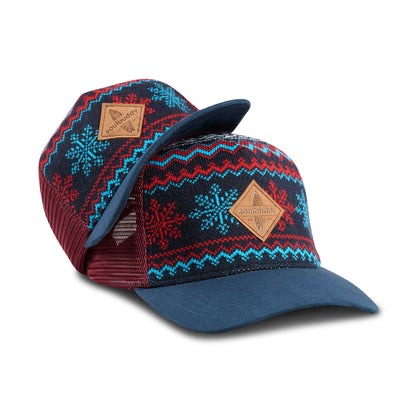 Soulbuddy Partnerlook Trucker Caps 2er-Set für Eltern und Kind in der Limited Winter Edition – Eltern- und Kinder-Cap im Set