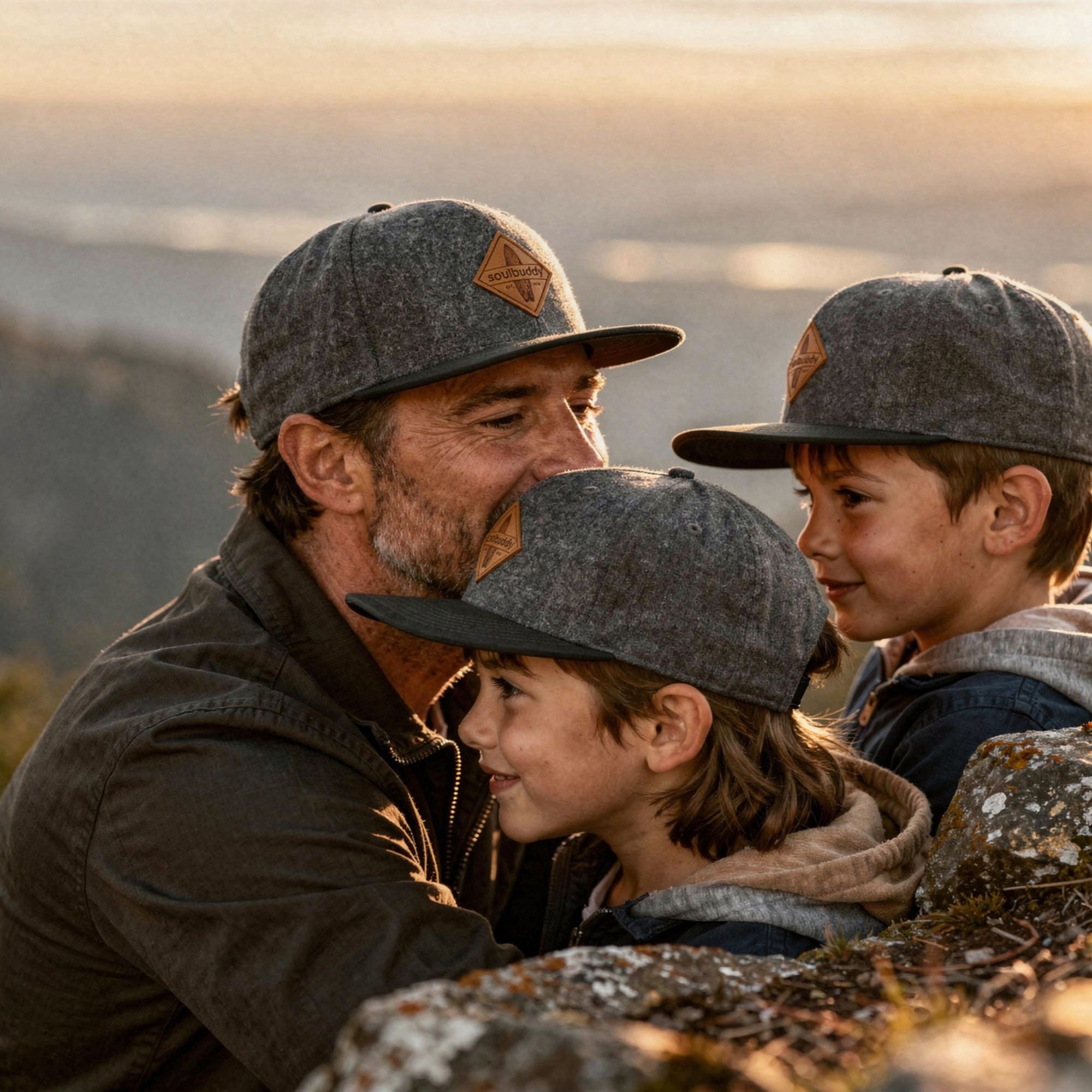 FAMILY Snapback Caps 3er-Set