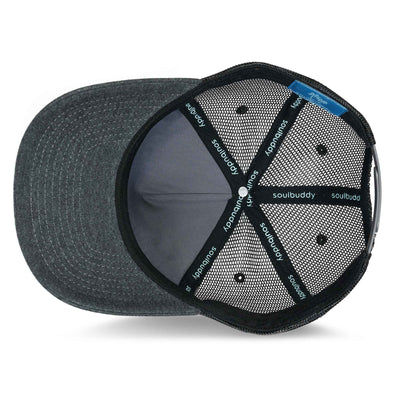 Soulbuddy Trucker Cap für Damen und Herren in Dark Grey – alternative Ansicht