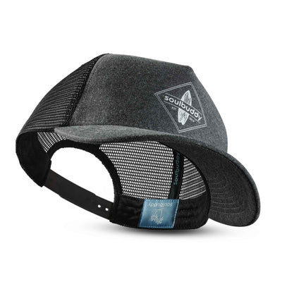 Soulbuddy Trucker Cap für Damen und Herren in Dark Grey – weitere Produktansicht