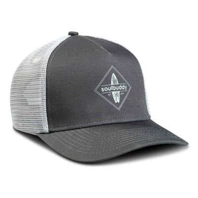 Soulbuddy Trucker Cap für Damen und Herren in Light-Grey – Produktansicht