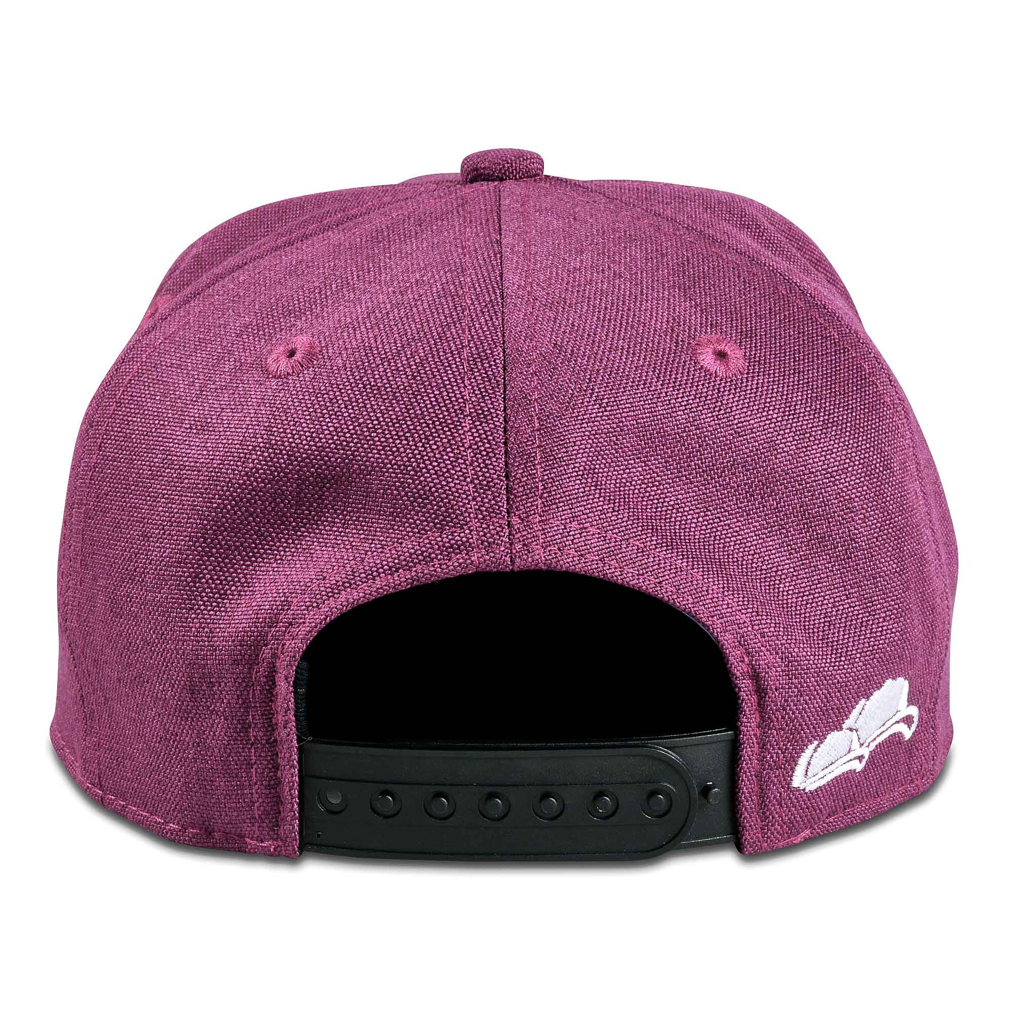 Kinder Cap Lila Hinten Snap