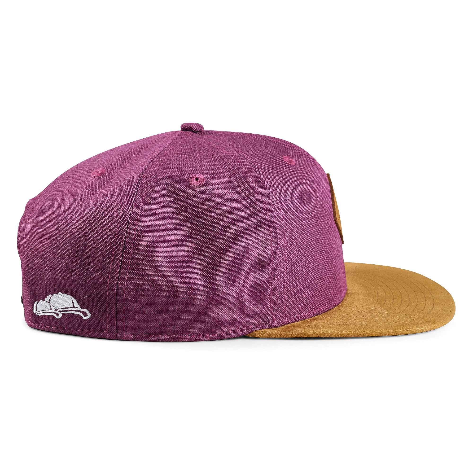 Snapback Cap Damen Lila Seite